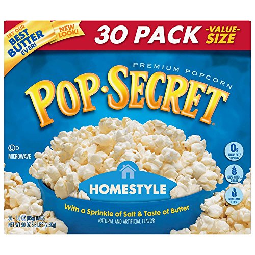 Pop Secret Popcorn, Homestyle, 30 Count