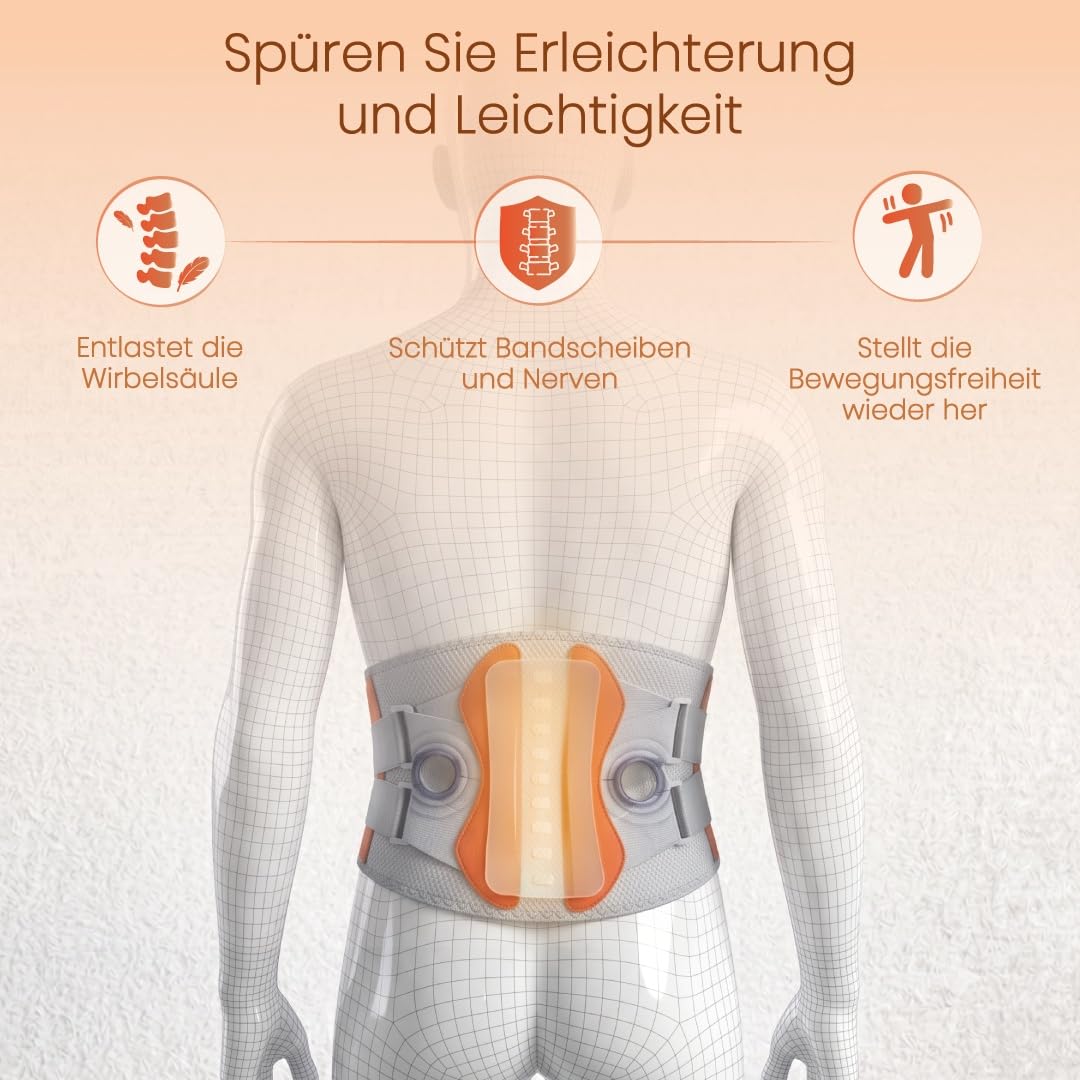 medifree gürtel, Kabelloser Wärmegürtel mit Rotlicht & Vibration