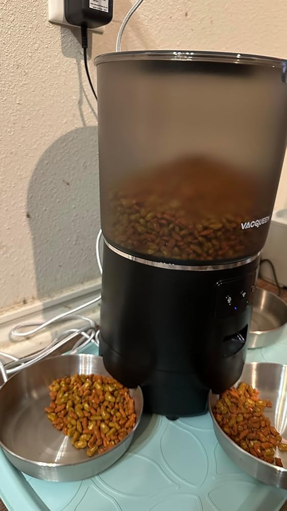 Automatic Cat Feeder for 3 Cats, Feed Anytime, Jam-Proof & Personal Voice Messages | 6L Fresh-Tech