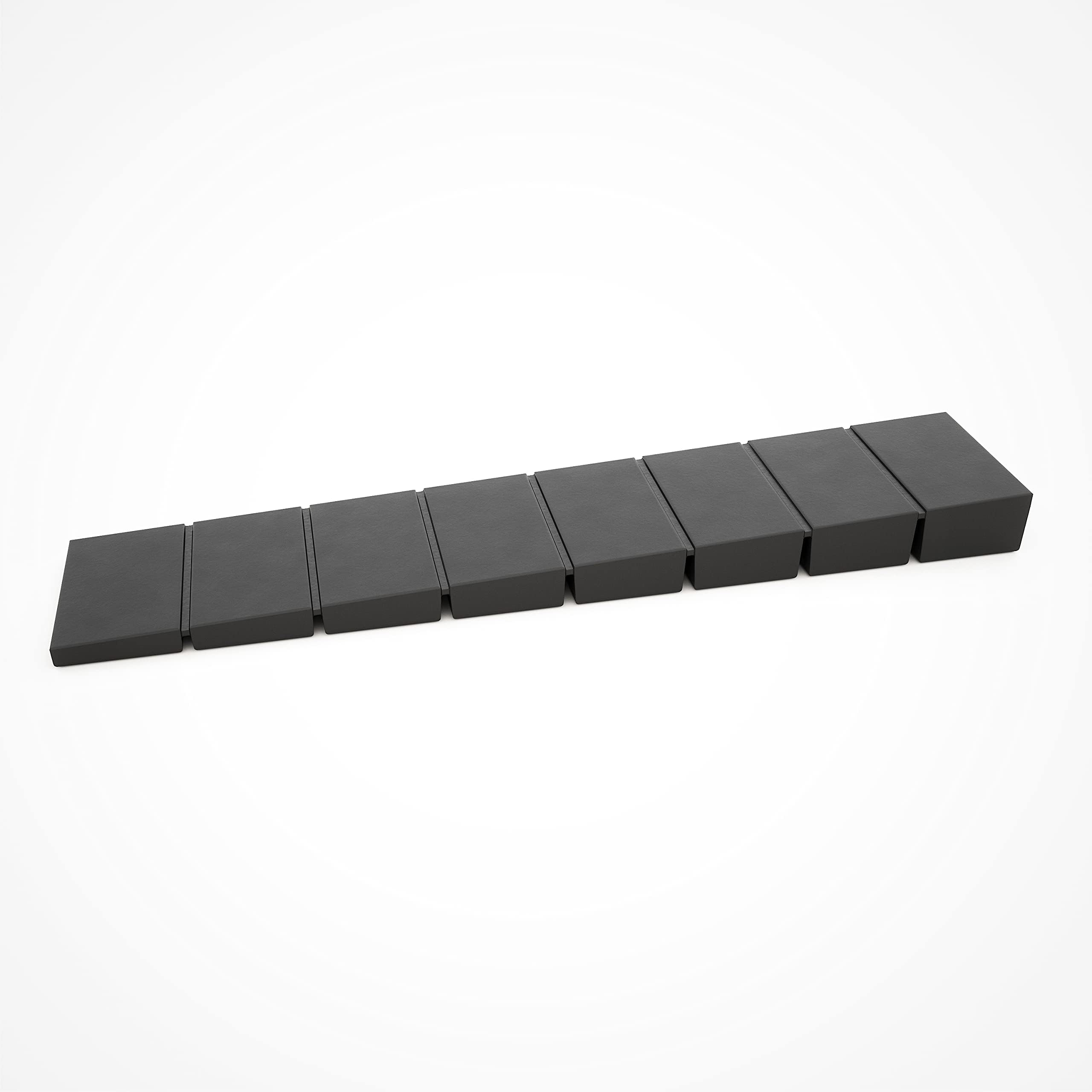25 x Furniture Levelers/Alignment Shim Wedge | Custommizable Rated Break Point | Sossai® MKB-100 Wheel Chocks | Colour: Black