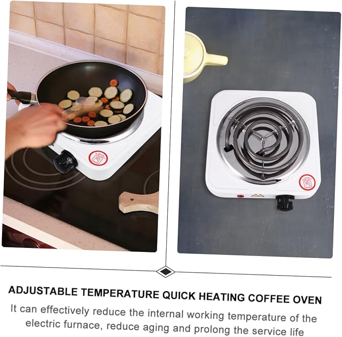 Estufa Eléctrica Portátil de 1 Puesto 1000W 110V miniatura 9