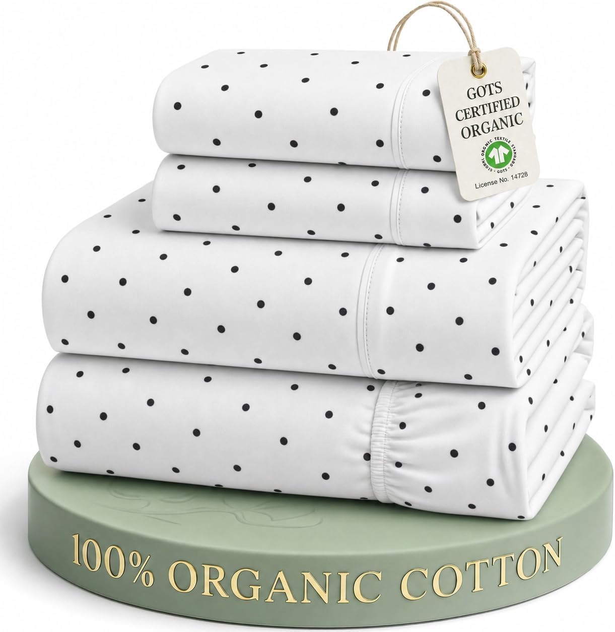  Twin XL Sheet Set 100% Organic Cotton Cooling Soft - Charcoal thumbnail