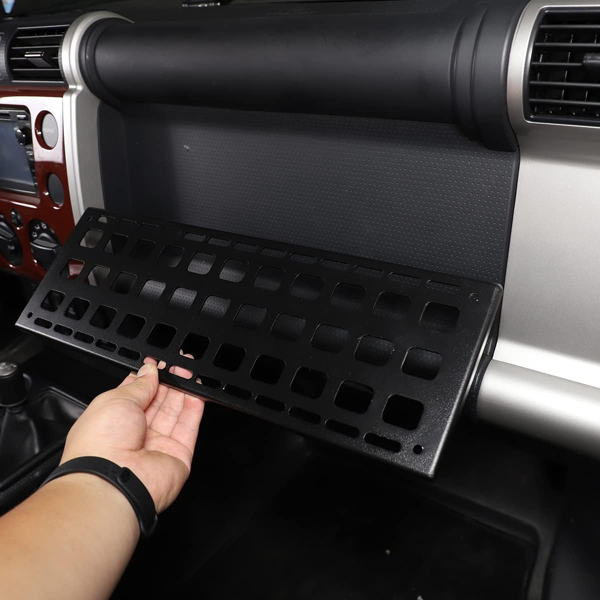 YUECHI Car Storage Rack Shelves CoPilot Trunk Storage Rack