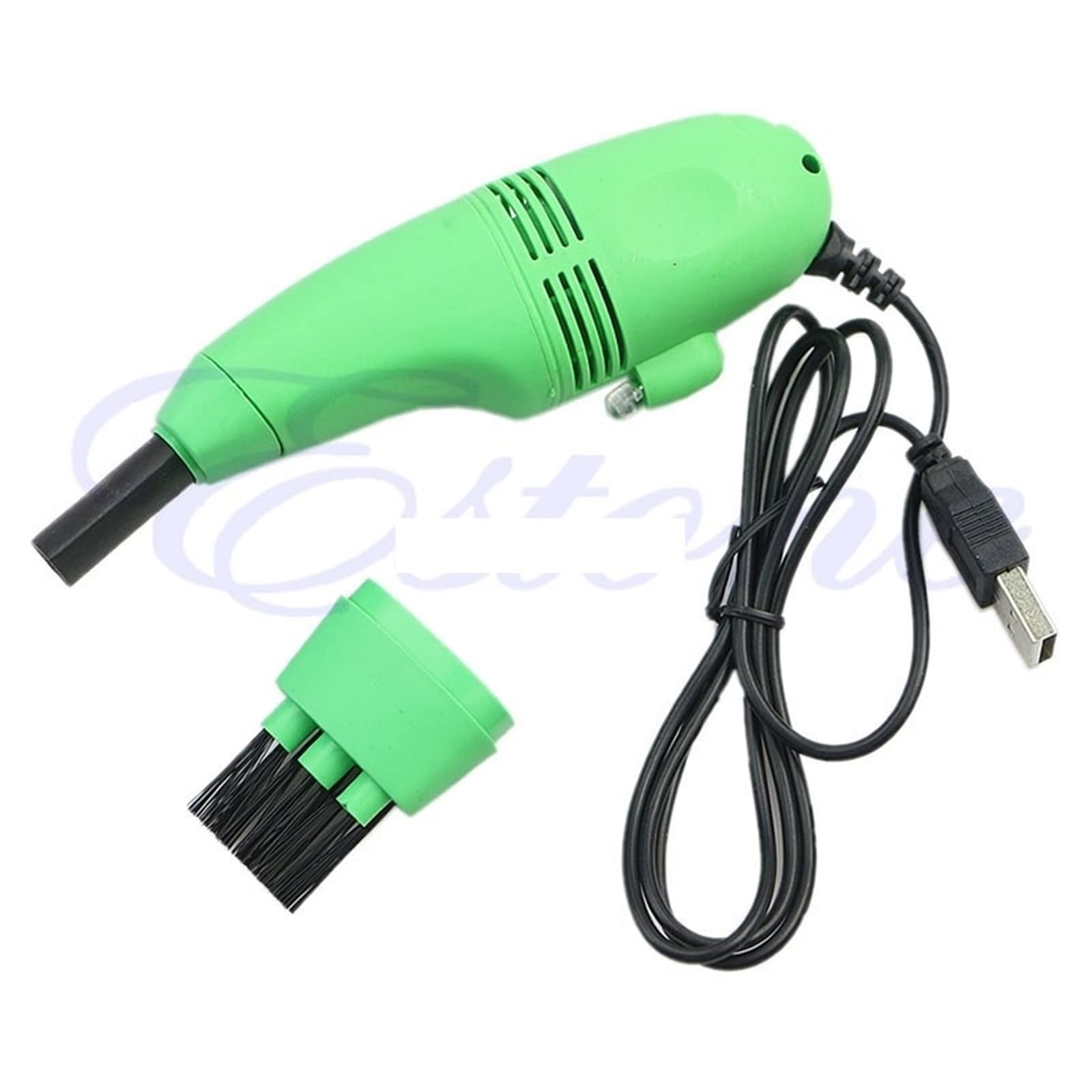 Mini aspirateur de clavier USB vert pour nettoyer votre bureau