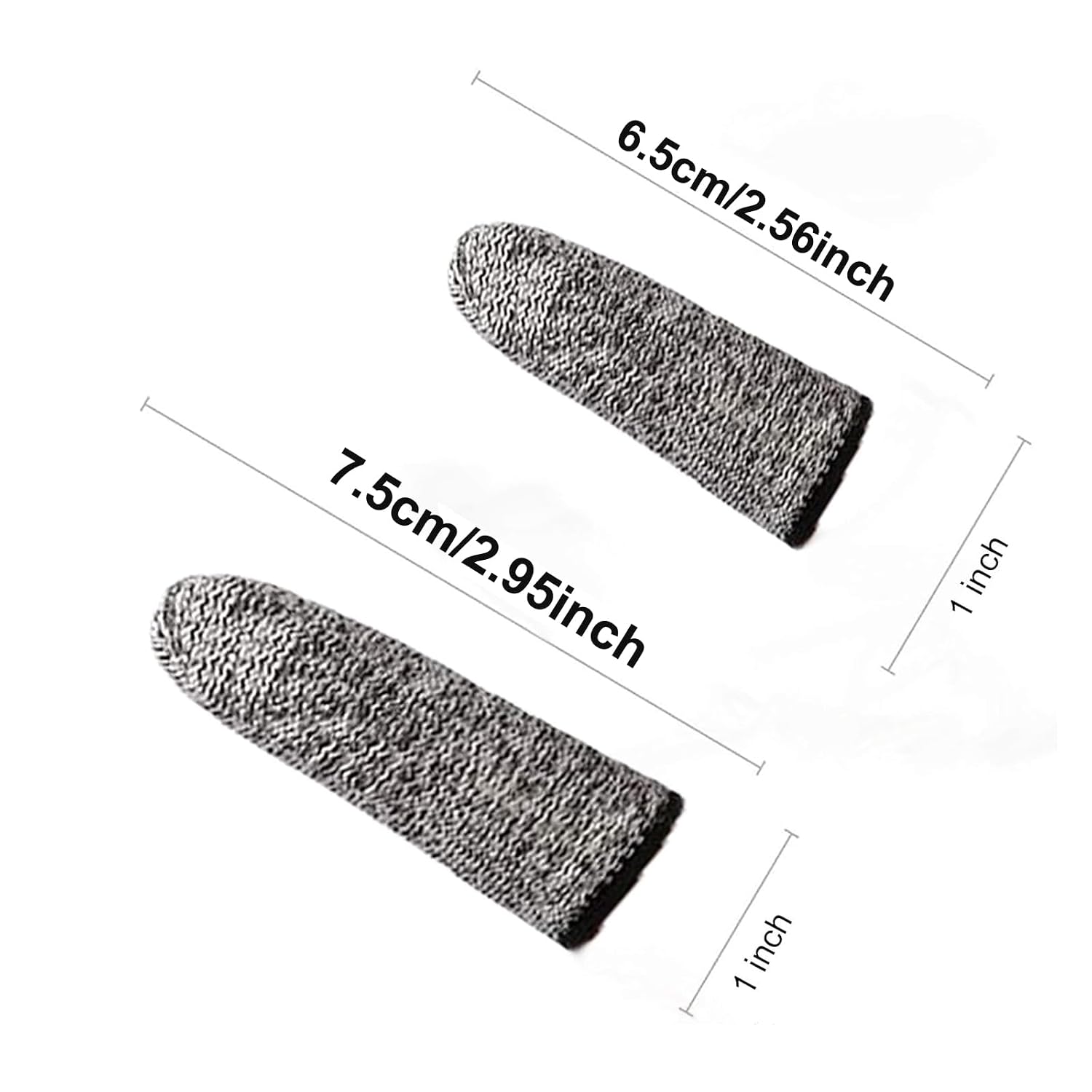 20 PCS Finger Cots Cut Resistant Protector, Finger Covers for Cuts, Gloves Life Extender, Cut Resistant Finger Protectors for Kitchen, Work, Sculpture, Anti-Slip, Reusable