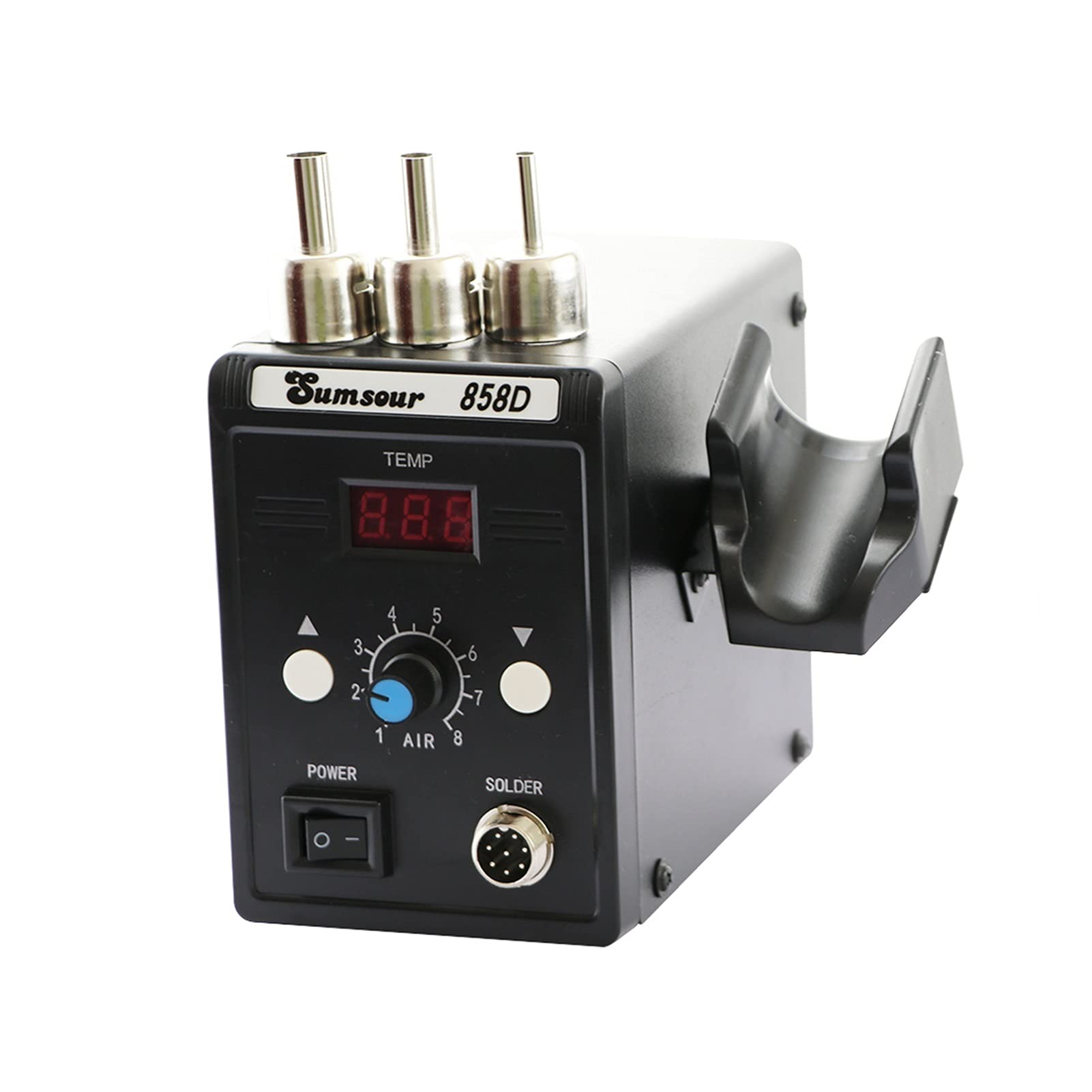 Stacja lutownicza, 85. 8D 700W 110V / 220V Pistolet na gorące powietrze PROWADZONY Cyfrowy lutownicy Desoldering BGA ESD Gun ciepła lutowane Stacja lutownicza Narzędzia spawalnicze Naprawy