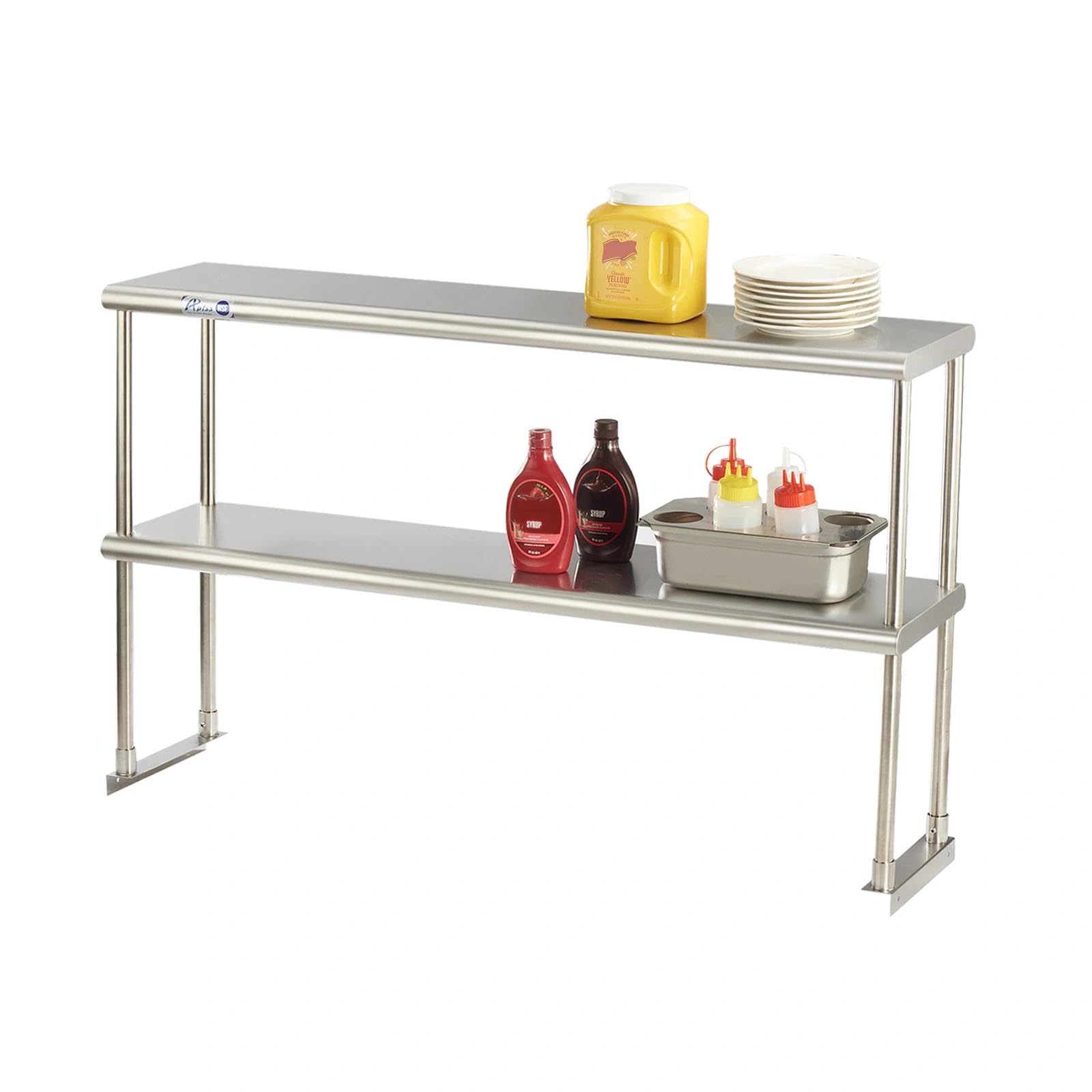 APLSS Stainless Steel Overshelf - 2 Tier -1