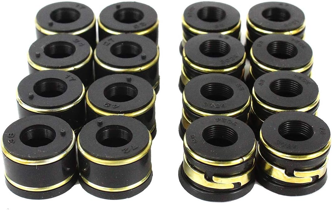 DNJ VSS4182 Valve Stem Seal (Viton) for 86-94, Ford, Lincoln, Mercury, Bronco, E-150, E-250, F-150, F-250, F-350, Grand Marquis, LTD, LTD Crown Victoria, Mark VII, Mustang, 5.0L, 5.8L, OHV, V8, 5753cc