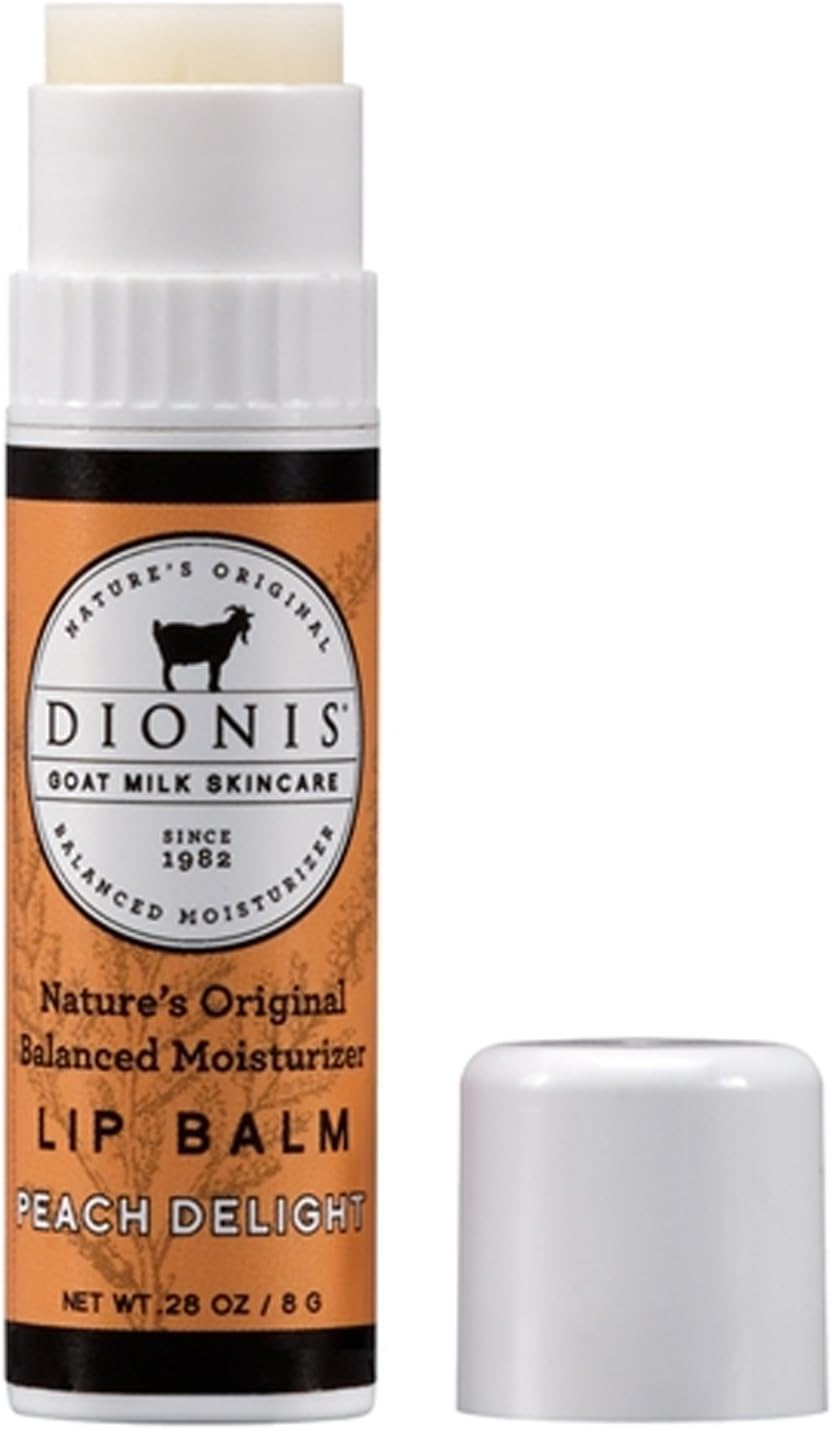 Dionis Goat Milk Skincare - Lip Balm Peach Delight - 0.28 oz.