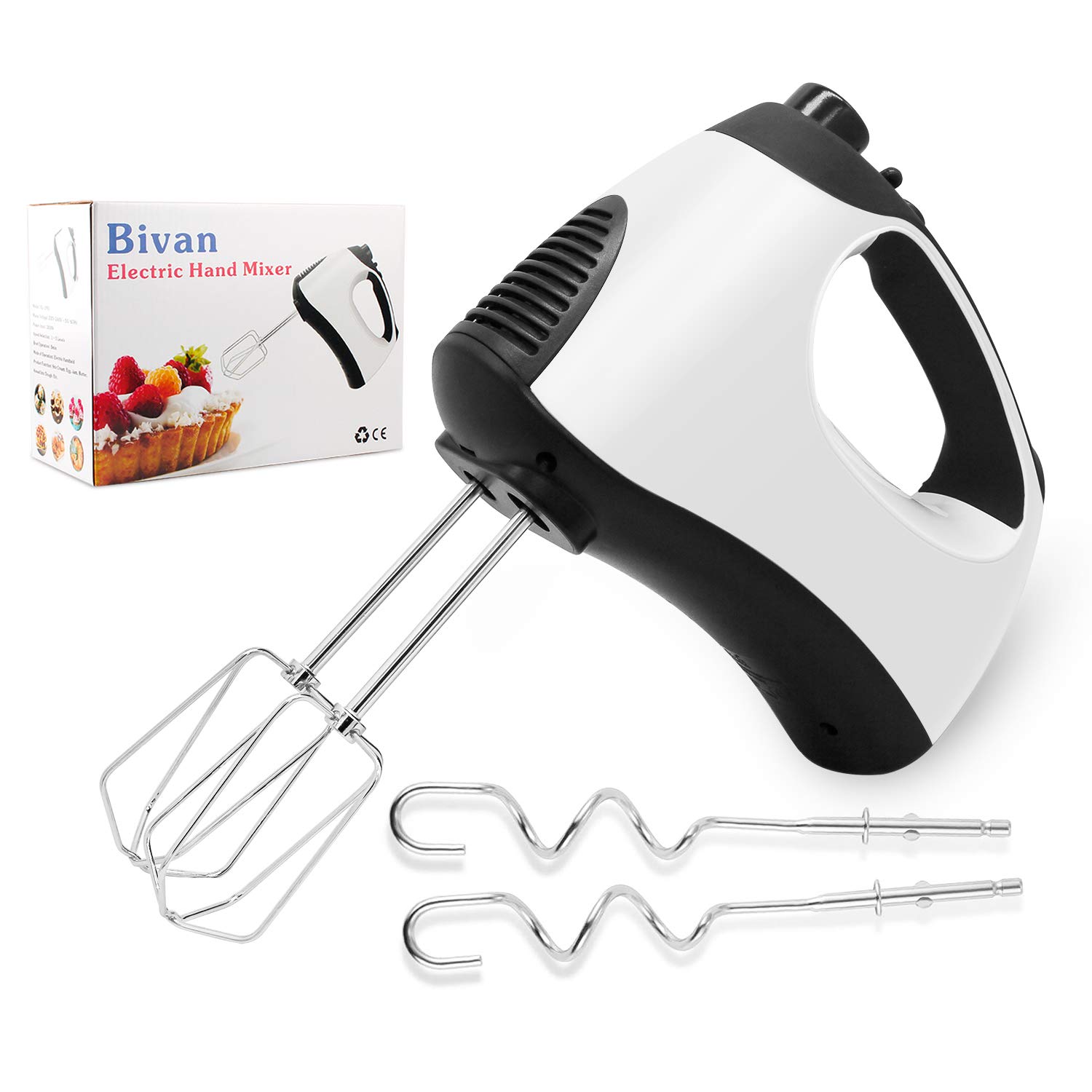 Buy Hand Mixer Electric Whisk 5Speed Plus Turbo Handheld Mixer 300W