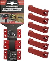 Vista 4 de StealthMounts Cinturón de banco – Soporte universal para herramientas Juego de funda de herramientas – Paquete de 6 Base de almacenamiento