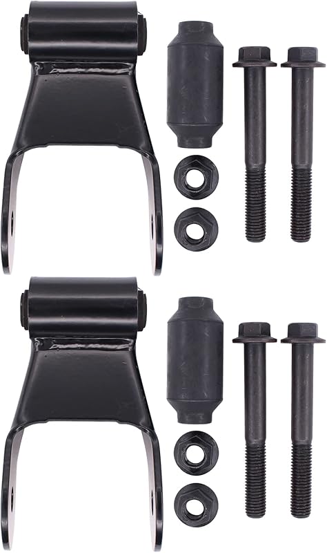 Kit com 2 suportes de grampo traseiro da mola de lâmina NewYall para Ford Ranger e F-150 – posição traseira