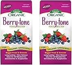 Espoma Organic Berry-Tone 4-3-4 Natural & Organic Fertilizer and Plant Food for All Berries. 4 lb. Bag. Use for Planting & Feeding to Promote Bountiful Harvest - Pack of 2