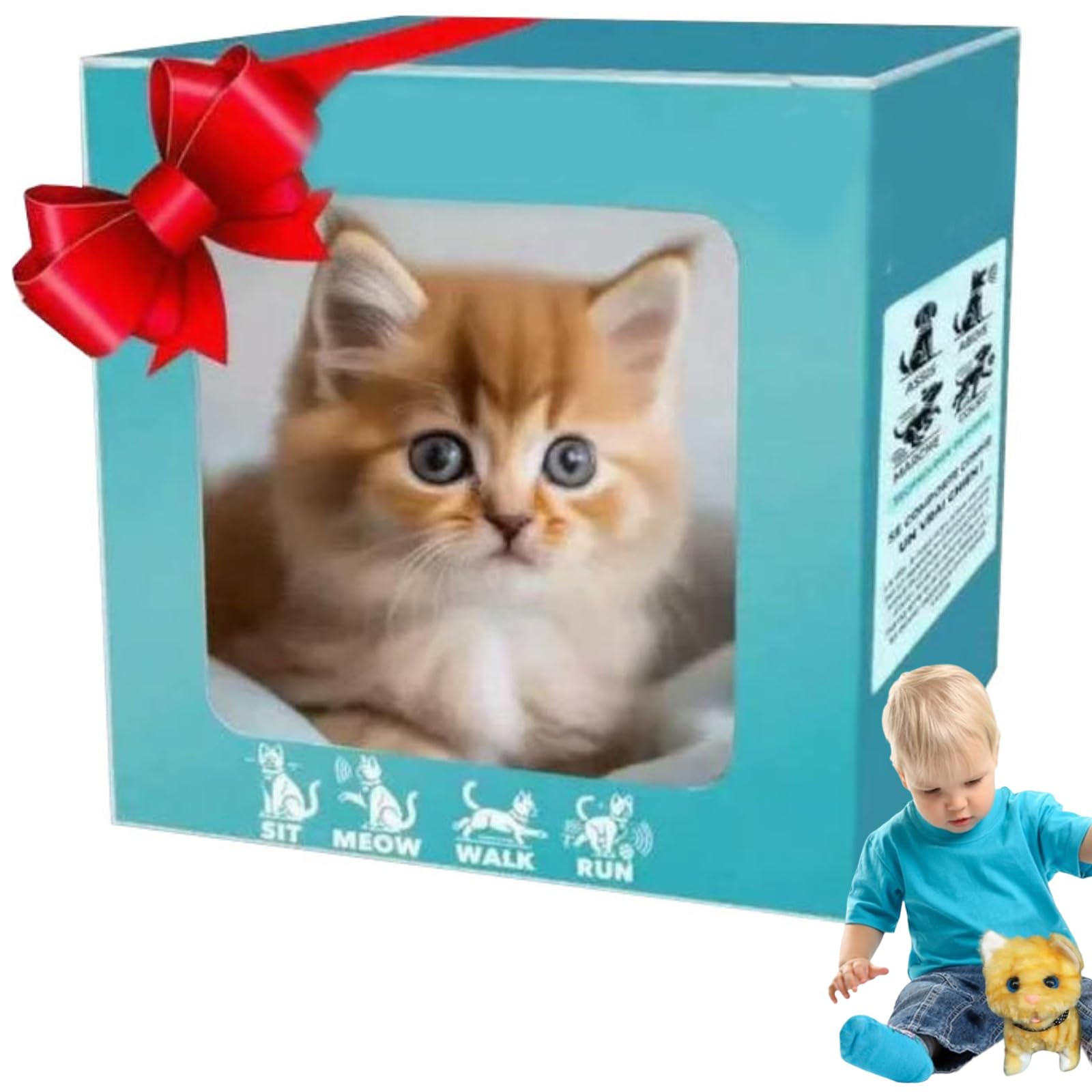Gato Robot Nuevo 2026, Gato Robótico Ai - Mi Perrito Robot Realista Que Actúa como Un Perrito Real - Caminando, Ladrando, Sentándose Y Corriendo, Mascota Electrónica Regalo para Niños Y Adultos #3