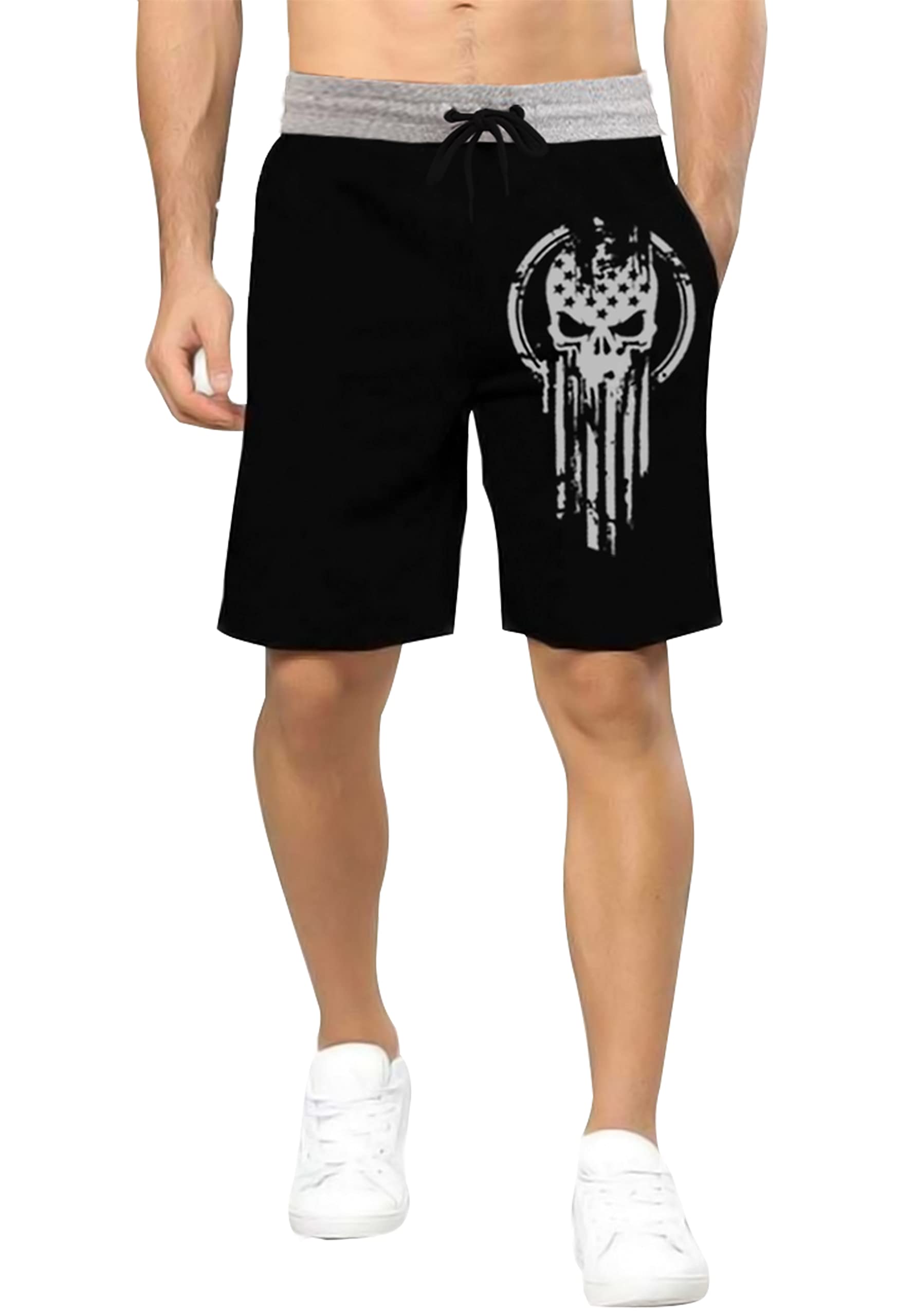 JUGULARMen's Cotton Regular Fit Shorts'