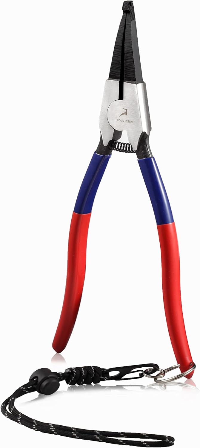 GOLD DEER Lock Ring Pliers 11" Retaining Ring Pliers Lock Ring
