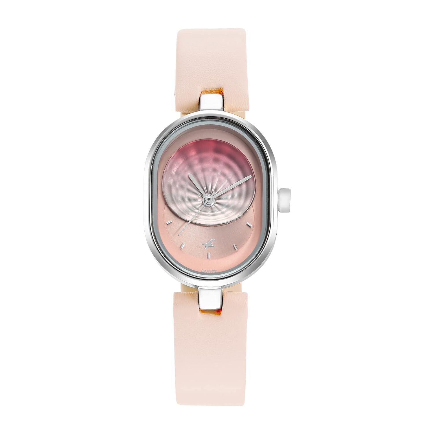 Fastrack Uptown Retreat Quartz Analog Pink Dial Leather Strap Watch for Girls-6258SL02