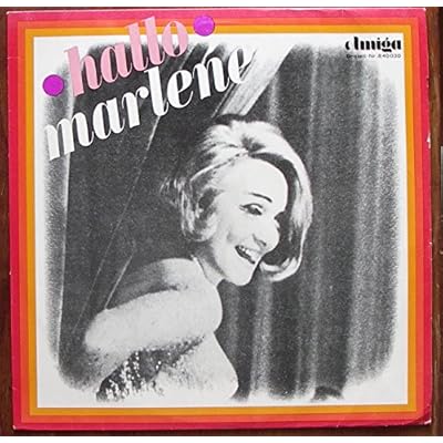 DIETRICH, MARLENE / Leitung: Burt Bacharach / hallo MARLENE / 1966 / Bildh&uuml;lle mit ORIGINAL Kunststoffinnenh&uuml;lle / phonoclub # 8 40 030 / Deutsche Pressung / 12" Vinyl Langspiel Schallplatte /