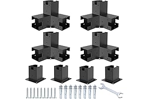 Toja Grid Pergola Brackets 6x6 Kit 12x20 ft