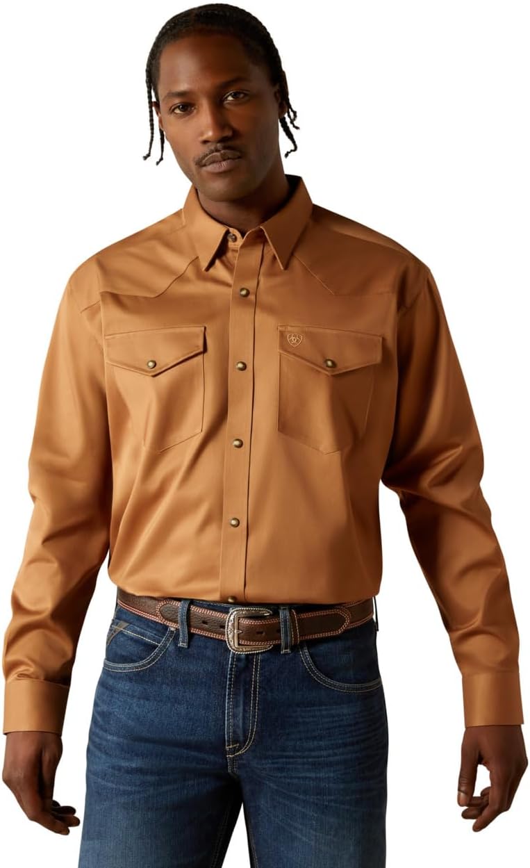 Ariat Mens Solid Twill Classic Fit Shirt