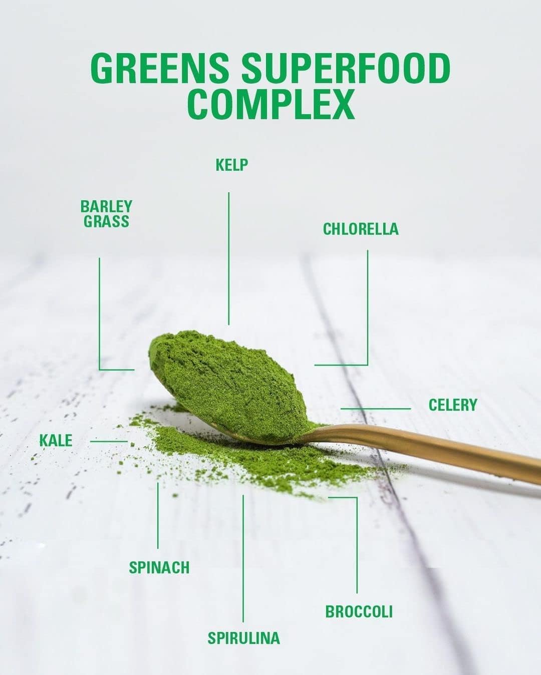 OxyGreens by EHPlabs - Daily Super Greens Powder, Spirulina Herbal Supplement with Prebiotic Fibre, Alkalizing Antioxidants & Immunity Wellness, 30 Serves (Forest Berries) : Health & Household