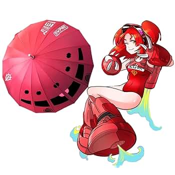 シャア専用の赤い傘 ズゴックモノアイデザイン 赤い彗星 機動戦士ガンダム