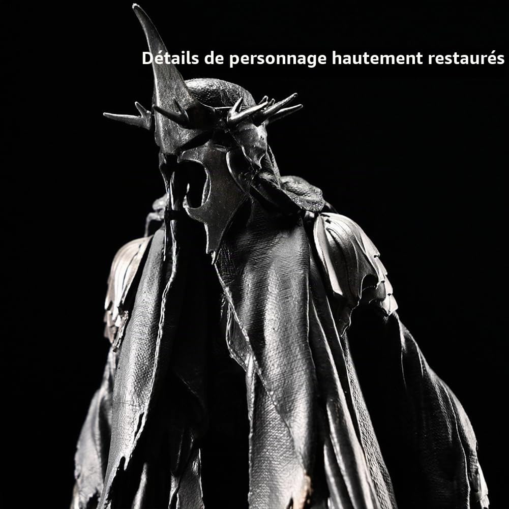 Statuette Angmar du Seigneur des Anneaux Action 3D Roi-Sorcier Figurines de poupée Statique Film Jouets périphériques Figurine PVC 10,2 Pouces Cadeaux pour Les Fans de cinéma