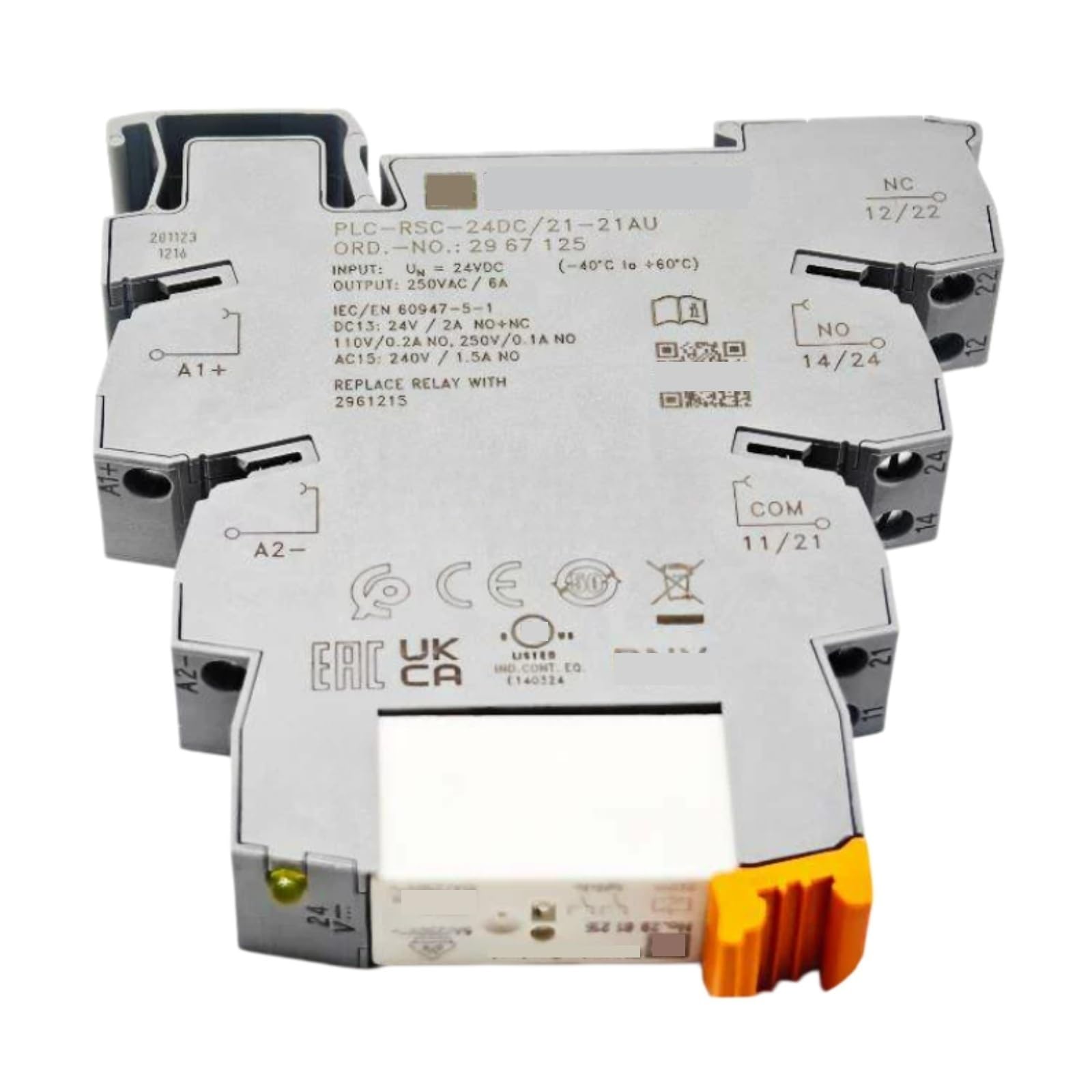 JHSLJCQS Relay PLC-RSC-24DC/21-21AU 2967125, Relay Module