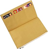 Vista 12 de Moterm Bolsillo de Lona con Cremallera para Cuaderno de Viajeros, 1 Bolsa de Inserción de Repuesto para Accesorios TN Portarjetas Bolsa