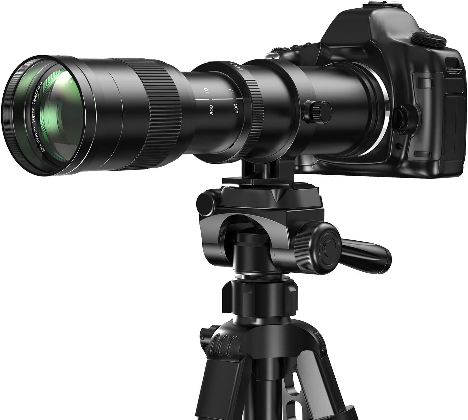 Lightdow F 420-800mm F8.3 Telephoto Zoom Lens - Manual Focus DSLR Cameras Lenses for Nikon D850 D810 D800 D610 D750 D500 D7200 D7500 D7100 D5600 D5300 D600 D3500 D3300 D5200 D5100 D5000 D7000 D700