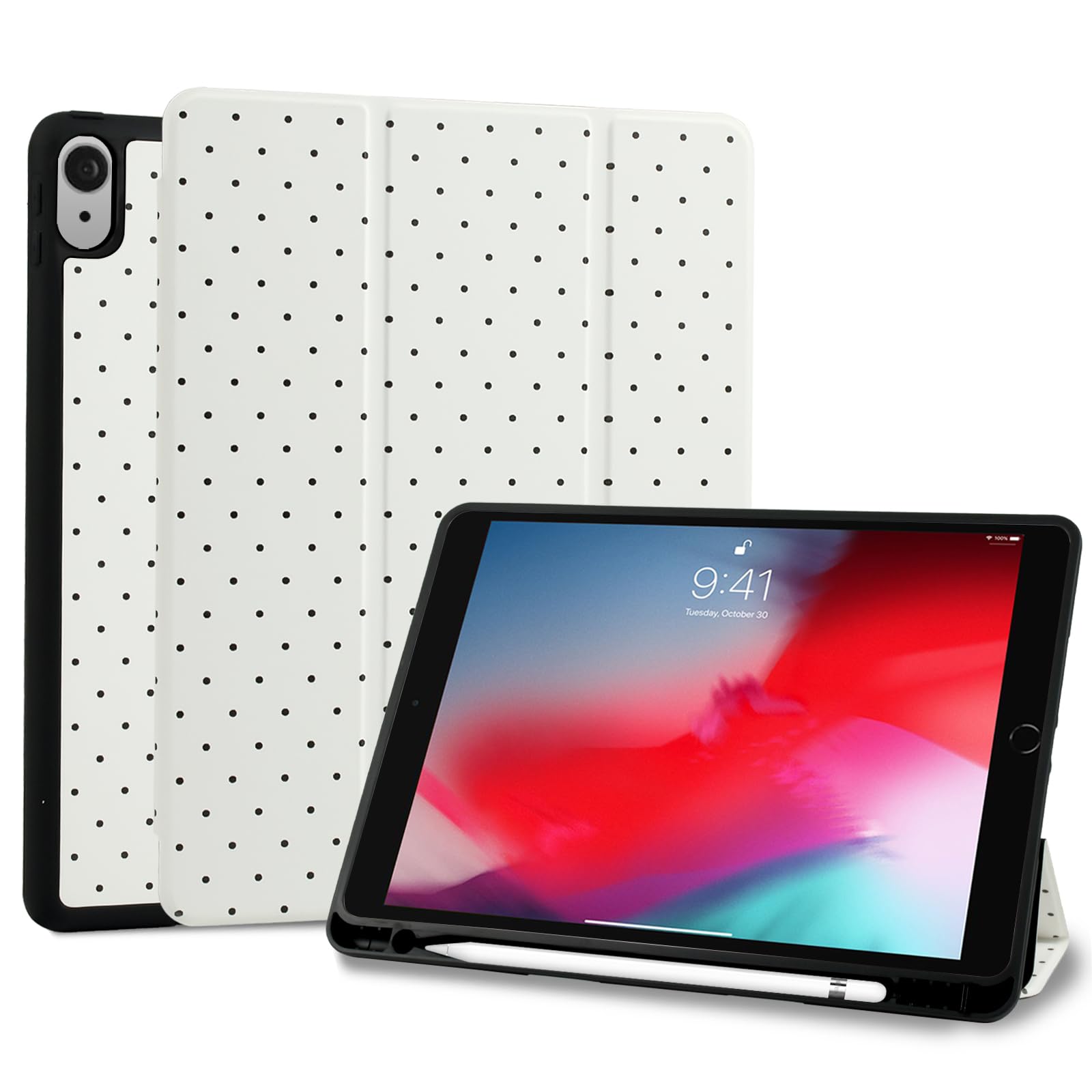 Coque iPad 11" résolvant la perte du stylet avec rabat support - 8
