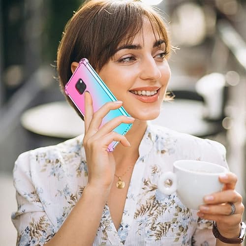 Miniatura 5 de Funda para Mate 20, funda HMA-L29 HMA-L09, funda transparente para teléfono con degradado, delgada, antiarañazos, flexible, funda protectora a