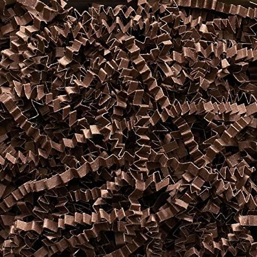 Box.it.pack.it Shredded Crinkle Zigzag Kraft Paper, Black, 1kg,CC_Black_1KG