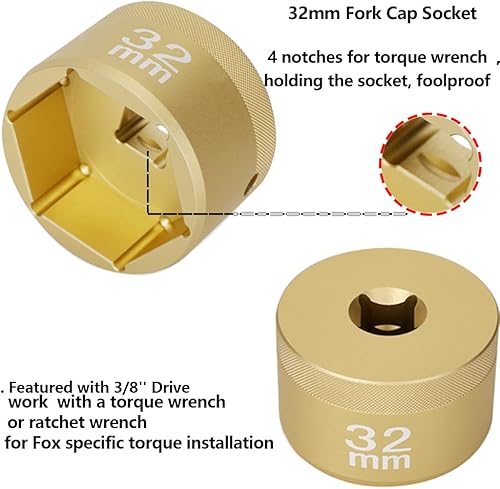 Vista 16 de Zócalo plano plano de 1.260 in de zócalo sin chaflán para Fox 36 38 40 Tapa superior de la horquilla