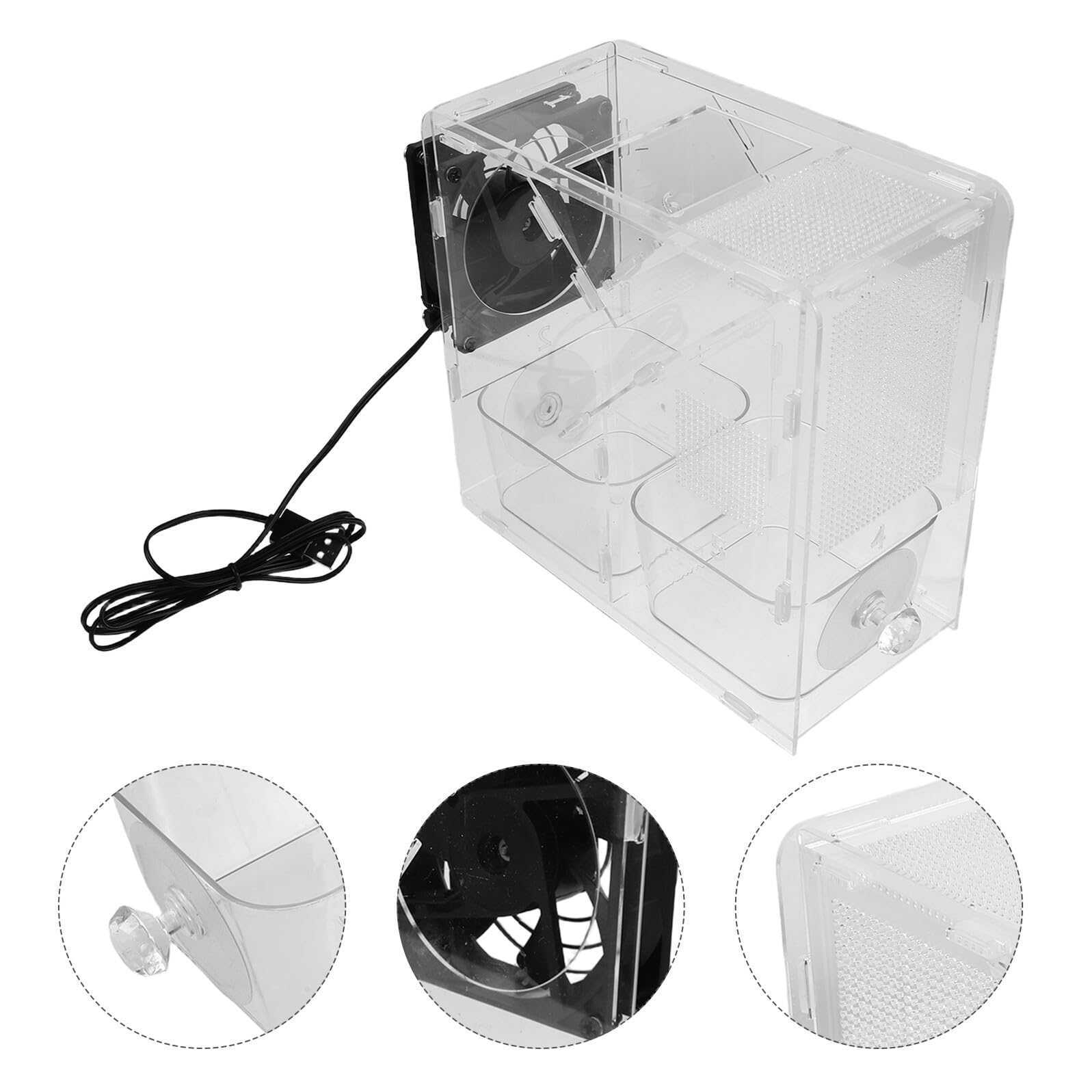 Toyvian Séparateur de Graines pour Oiseaux 1 Set Structure de Vannage