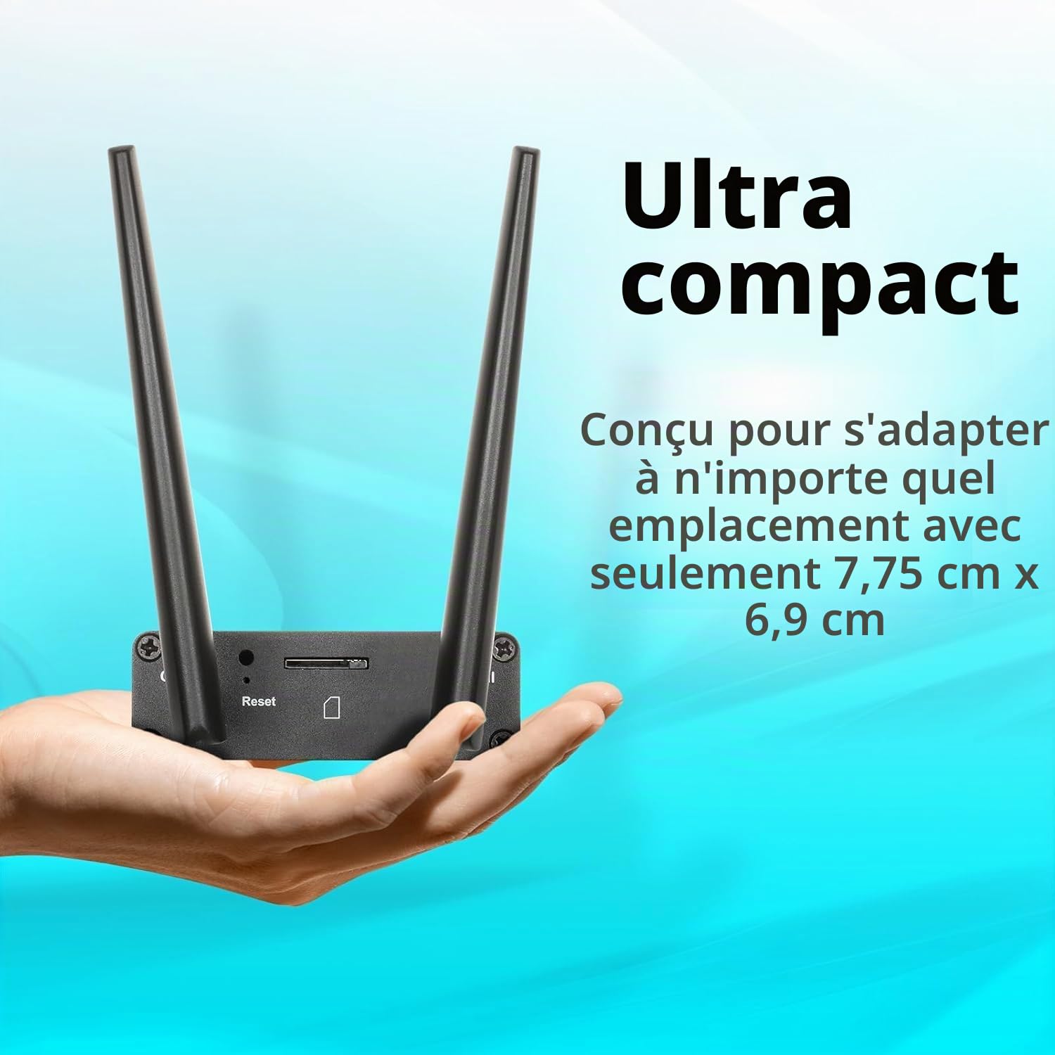 D-Link DWM-311 Modem VPN M2M 4G LTE Cat.4, Conception Industrielle, Gigabit Ethernet, OpenVPN, Antennes SMA, Large Plage de température, pour parkings, commerces, Surveillance, bornes Libre-Service