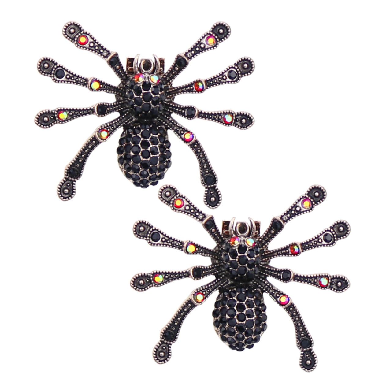 4paia Clip Decorative Per Scarpe Forma Di Ragno Accessori Staccabili Per Scarpe Eleganti Adatti Tacchi Sandali e Sneakers Per Feste e Occasioni Speciali