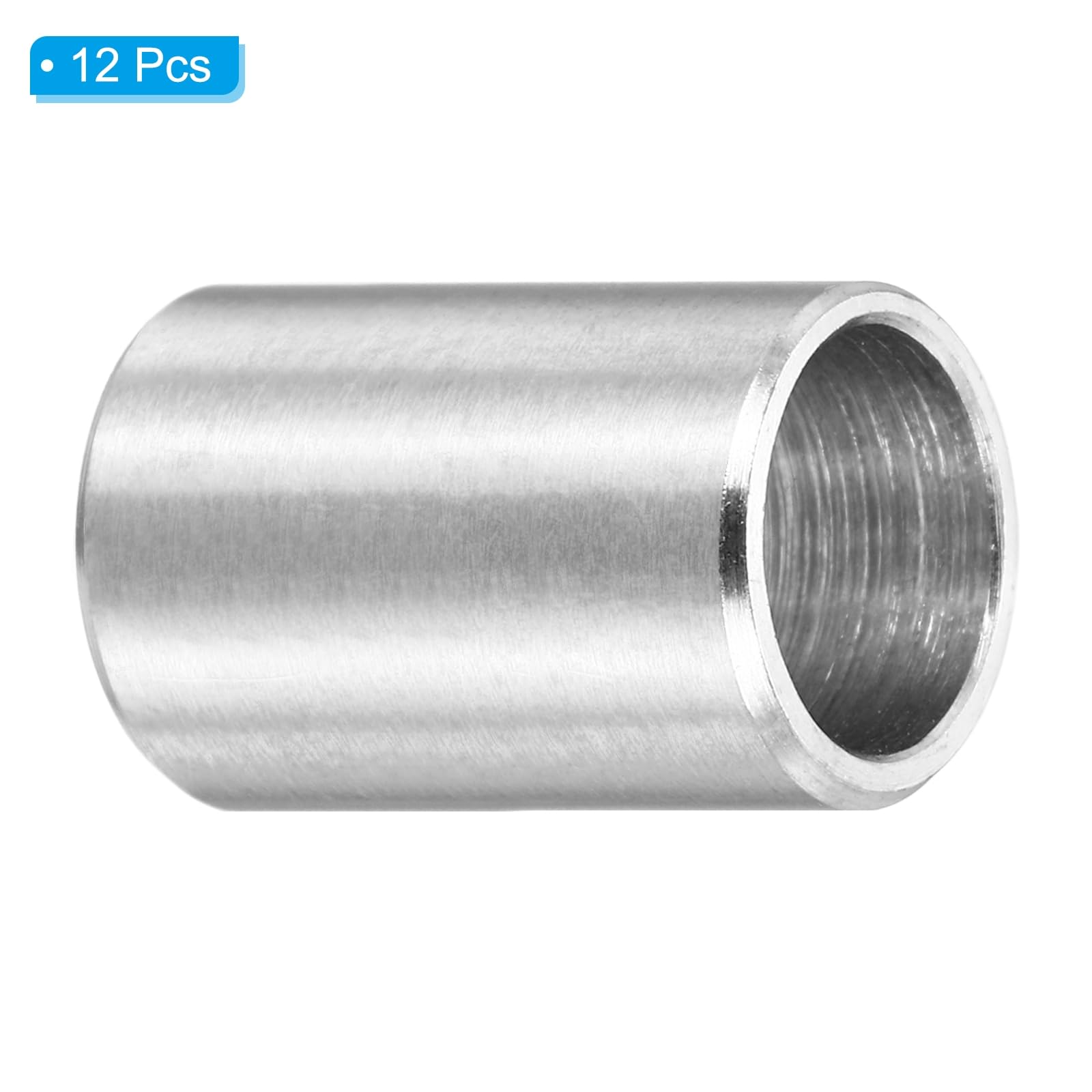 PATIKIL M8 Stainless Steel Spacers, 12Pcs Metal Spacer 8mm ID x 10mm OD x 15mm L Screw Standoff for 5/16" or M8 Screw - Image 3