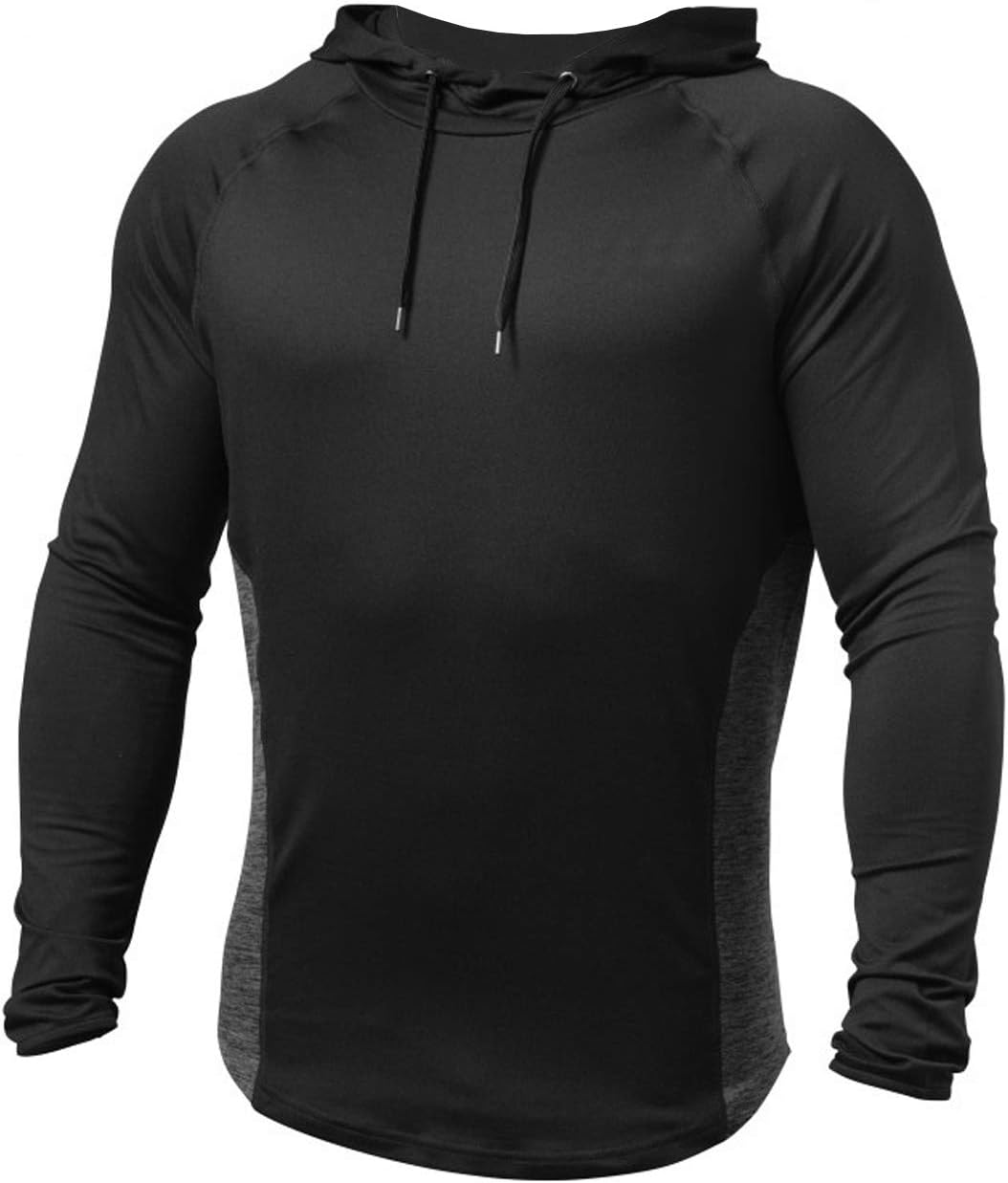Men's Workout Hoodie Dry Fit Lightweight Athletic Casual Long Sleeve Pullover Shirts