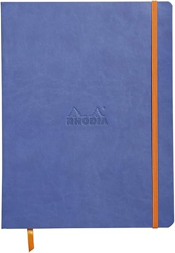 Miniatura 8 de Rhodia Rhodiarama - Cuaderno de cuero sintético con tapa blanda, 3.17onzas, suave forro de papel marfil, 16 colores, 3 tamaños, gran diario, cuaderno