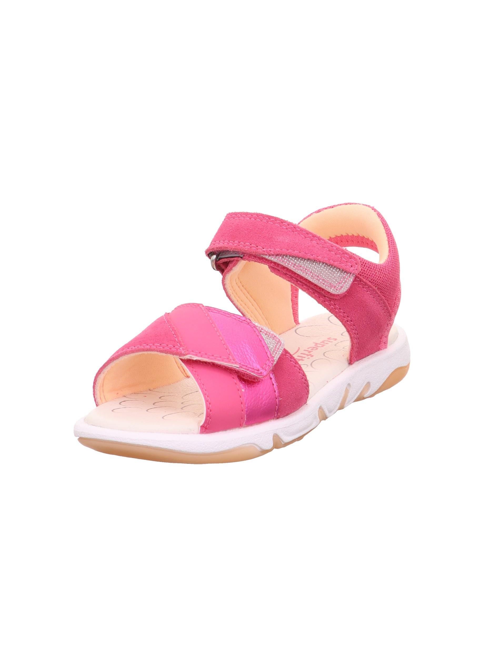 Superfit Pebbles Sandal, Pink Orange 5500, 3 UK