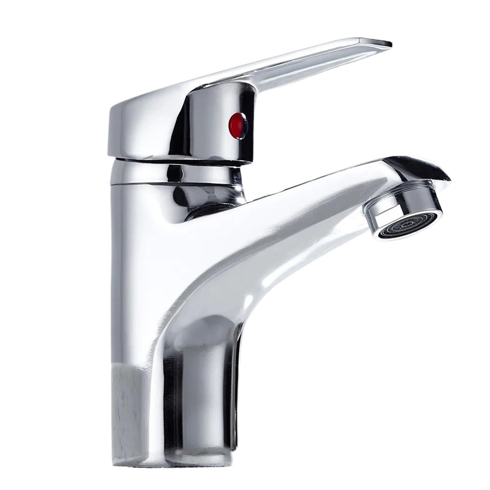 Robinet de lavabo de salle de bains mitigeur eau chaude froide pour évier cuisine monotrou G1/2