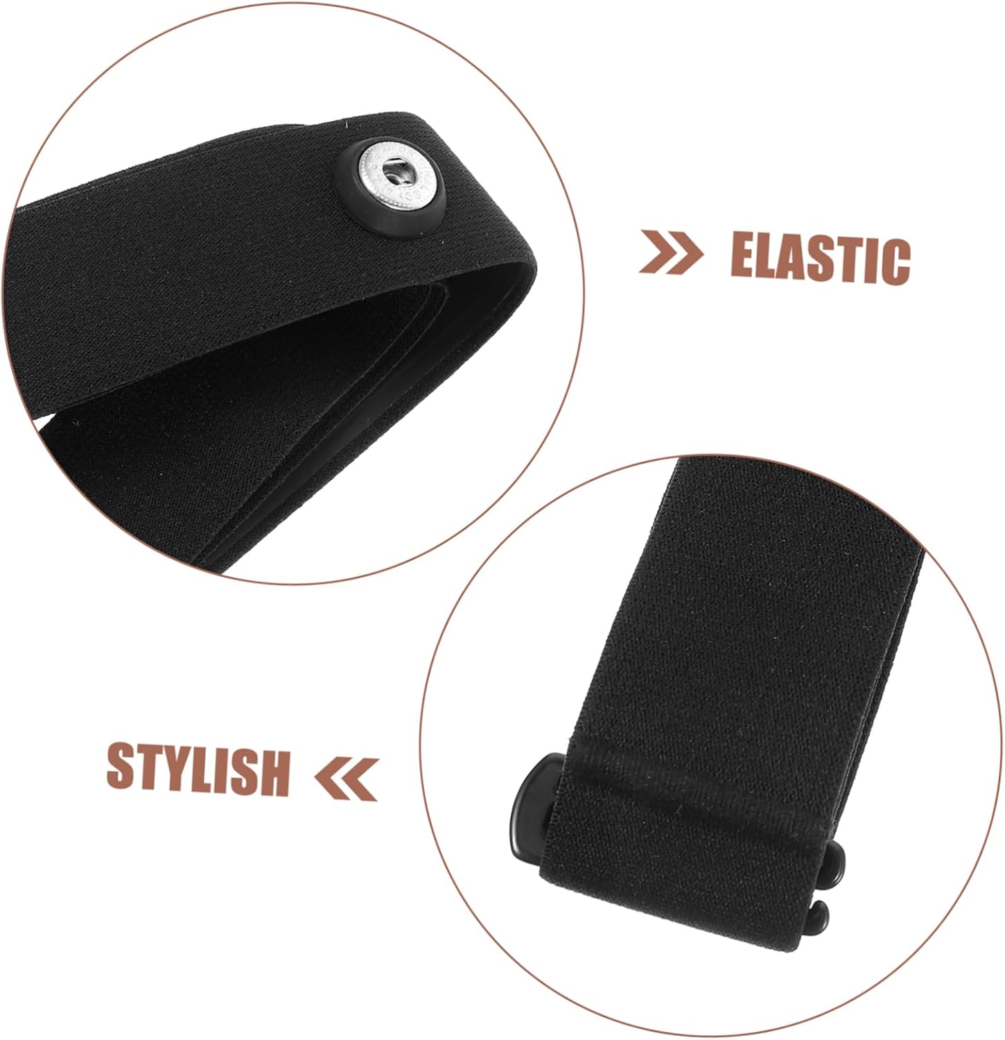 FRCOLOR Compatible Monitor Chest Strap Elastic Band for Cardio Sports Fitness Replacement Band