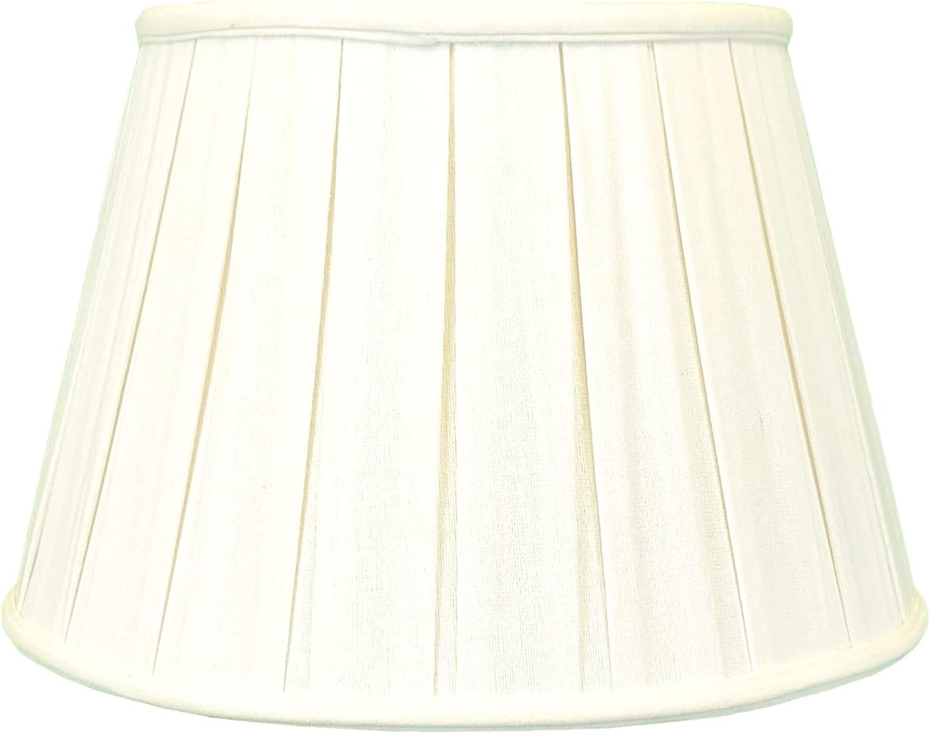 Royal Designs, Inc. Empire English Pleat Lamp Shade, BSO-724-16LNEG, 10.5 x 16 x 11, Linen Eggshell