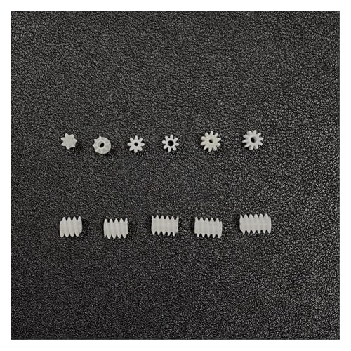 10pcs 0.5M Gear Shaft electronic starter Transmission Pinion Gear 6mm Worm Gear Helical Gears WORM GEAR 6X8X1.5MM