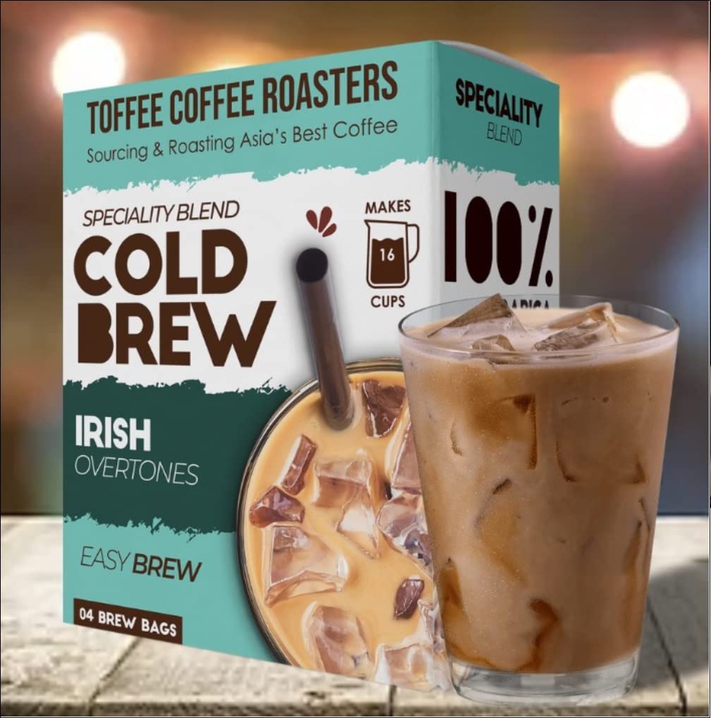 Toffee Coffee Roasters | Irish Cold Brew | As Seen On Shark Tank | Easy Brew | Cold Brew Coffee | Pack of 8 Bags | 100% Arabica Grounded Coffee | Makes 32 Cups of Coffee - Image 5 thumbnail