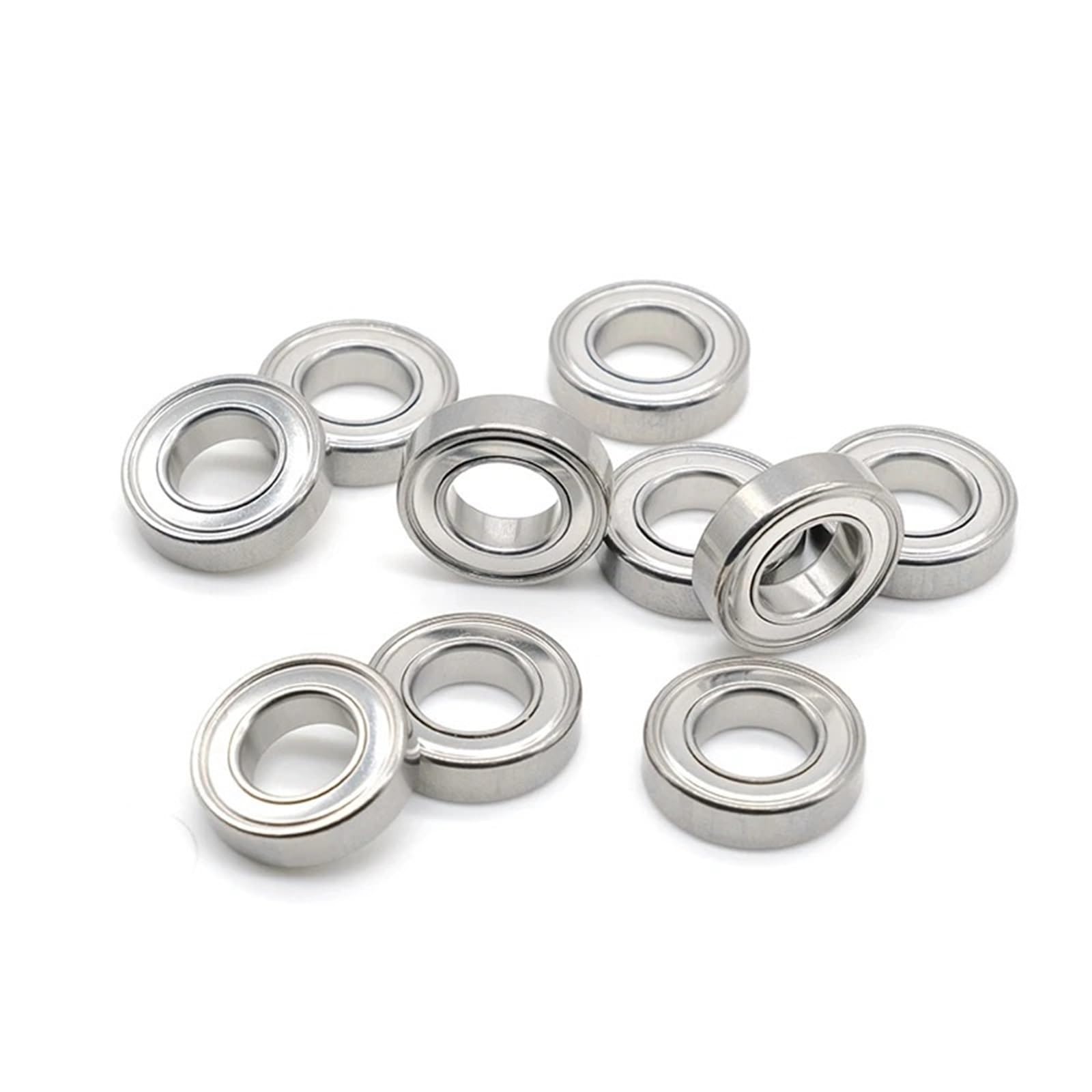 Rodamiento de acero inoxidable S6700ZZ, 10 x 15 x 4 mm, sección delgada, 6700 Z ZZ, 10 unidades