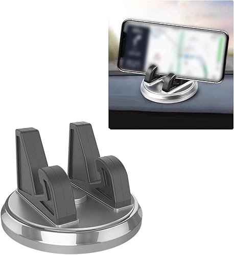 Yumfugu Paquete de 1 soporte para teléfono celular para tablero de automóvil, soporte de navegación de rotación de 360 grados, soporte universal