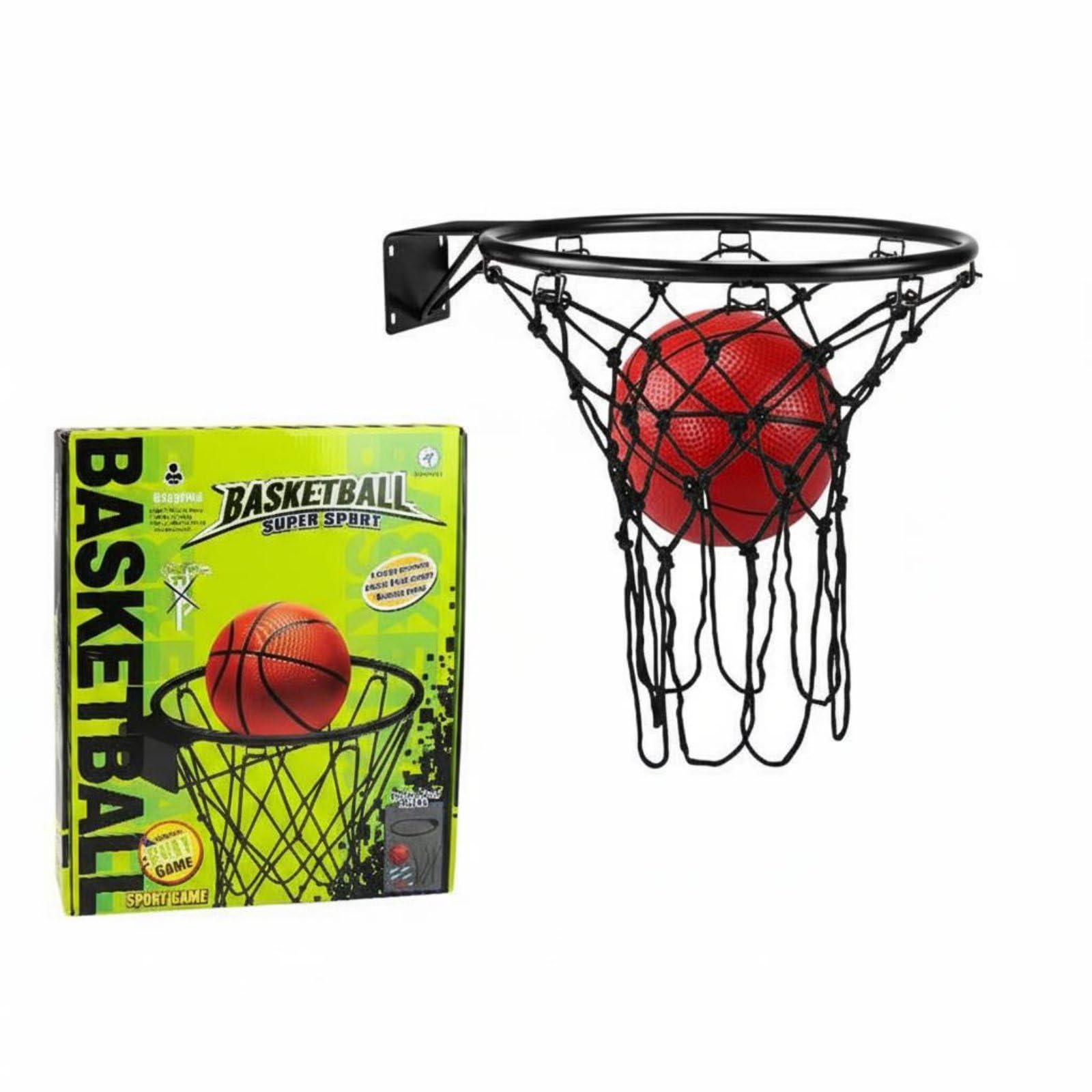 F Fityle Aro de Baloncesto Mini Canasta Tablero Red Aro Fuerte y Red Estable Que Fomentan Habilidad y Condición Física Disponible en Varios Diámetros Apto para
