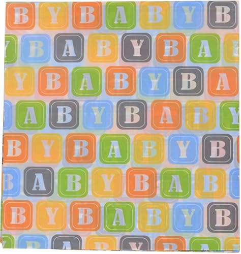 BOLSA DE ENVOLVENCIÓN GIGANTE Baby Shower 36 x 44 pulgadas Saco de plástico grande de regalo. (El estilo varía)